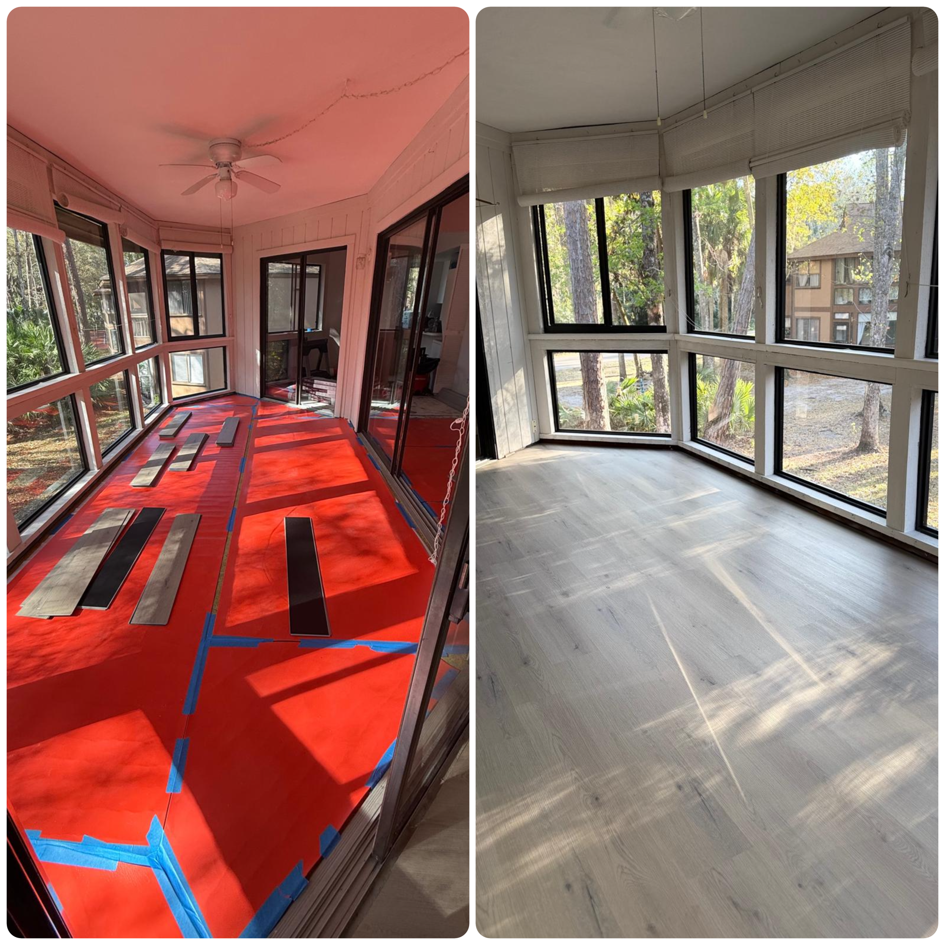 Vinyl Plank Flooring Installation 